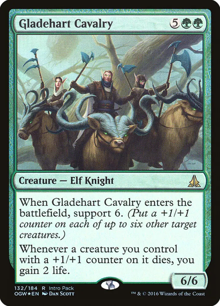 Gladehart Cavalry (Intro Pack) [Oath of the Gatewatch Promos] - MTG Single