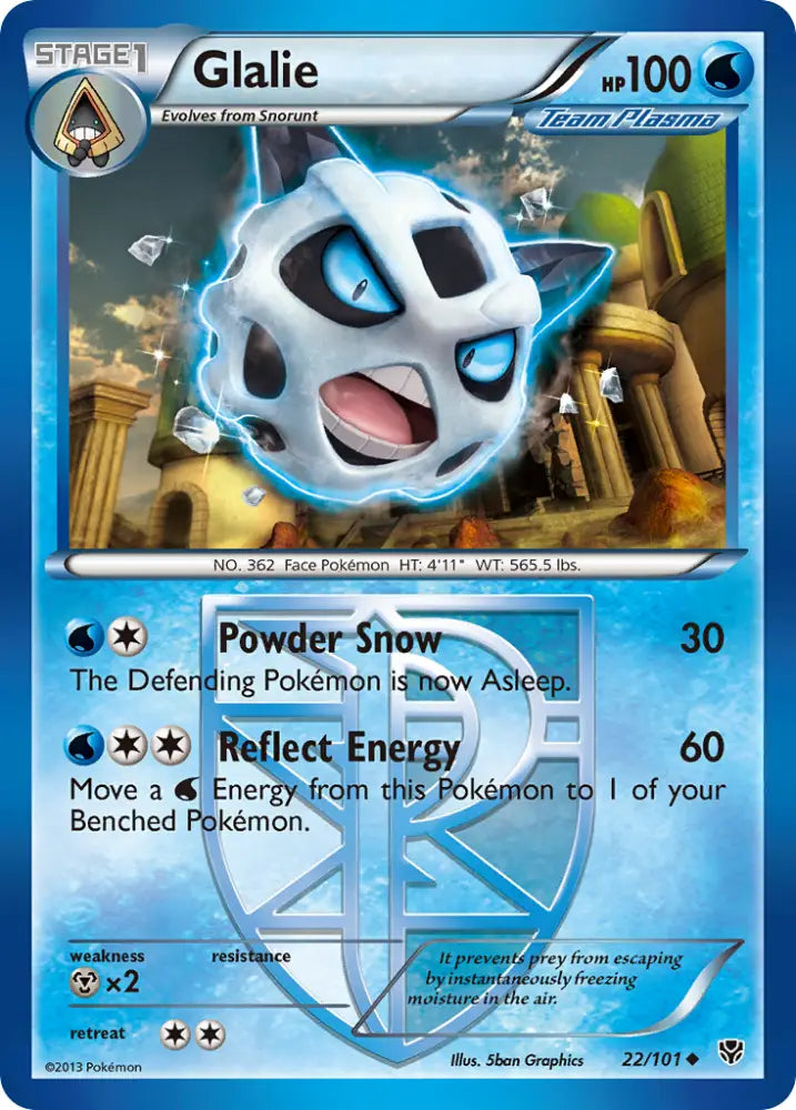 Glalie (22/101) [Black & White: Plasma Blast] - Pokemon Single