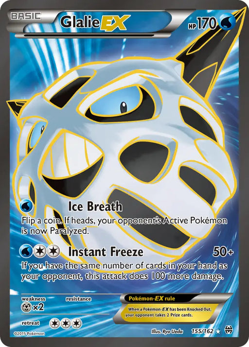 Glalie EX (155/162) [XY: BREAKthrough] - Pokemon Single
