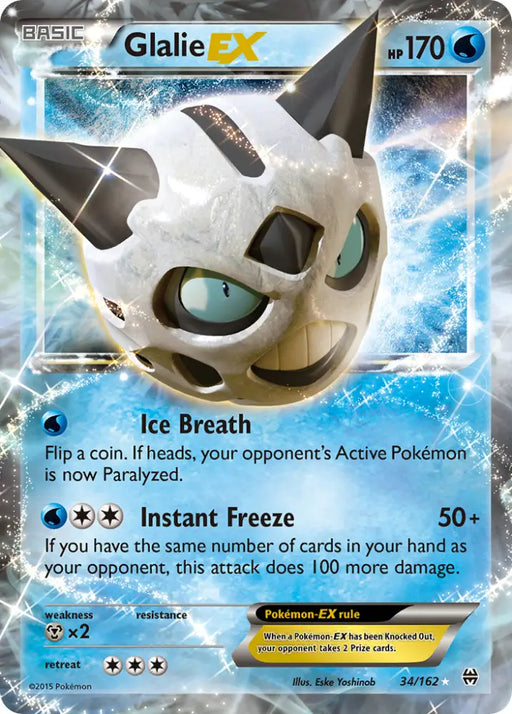 Glalie EX (34/162) [XY: BREAKthrough] - Pokemon Single