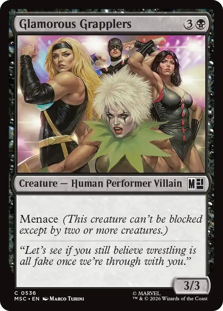 Glamorous Grapplers (536) [Marvel Super Heroes Commander]