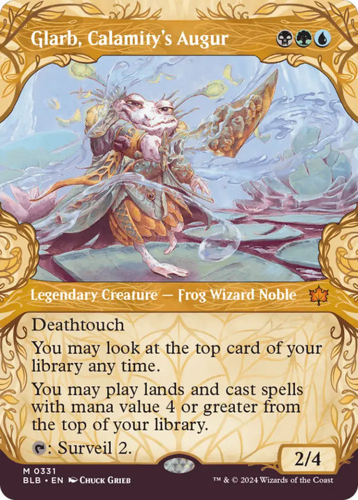 Glarb Calamity’s Augur (Showcase) [Bloomburrow] - MTG Single
