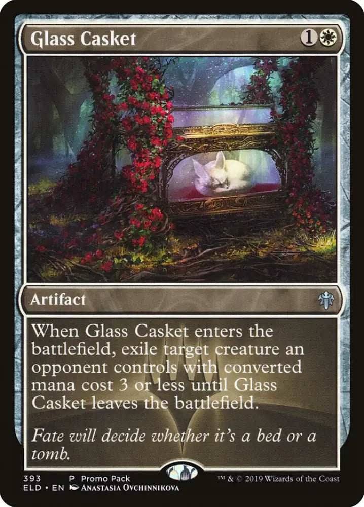 Glass Casket (Promo Pack) [Throne of Eldraine Promos] - MTG Single