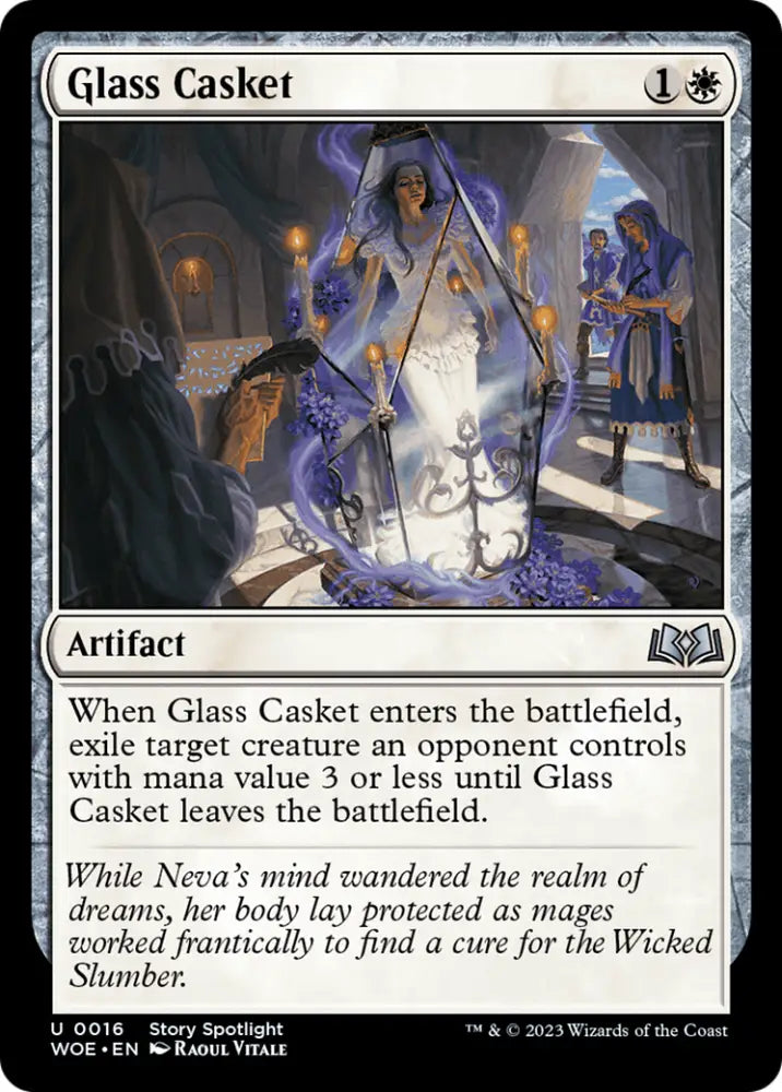 Glass Casket [Wilds of Eldraine] - MTG Single