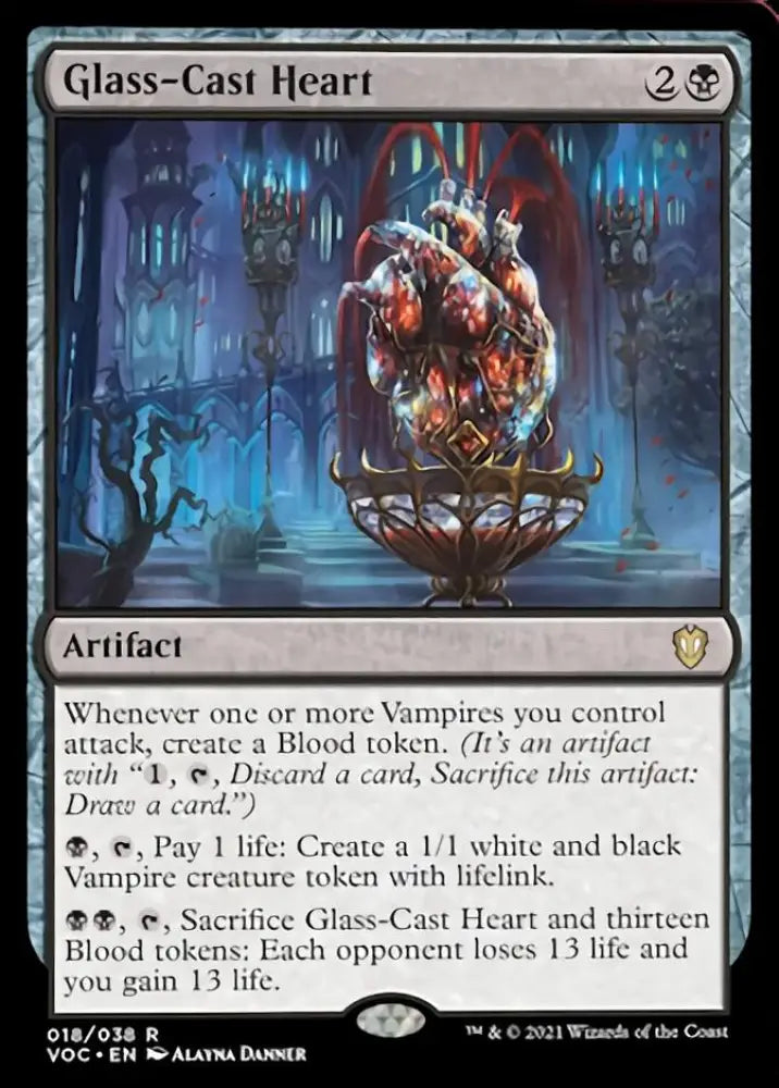 Glass-Cast Heart [Innistrad: Crimson Vow Commander] - MTG Single