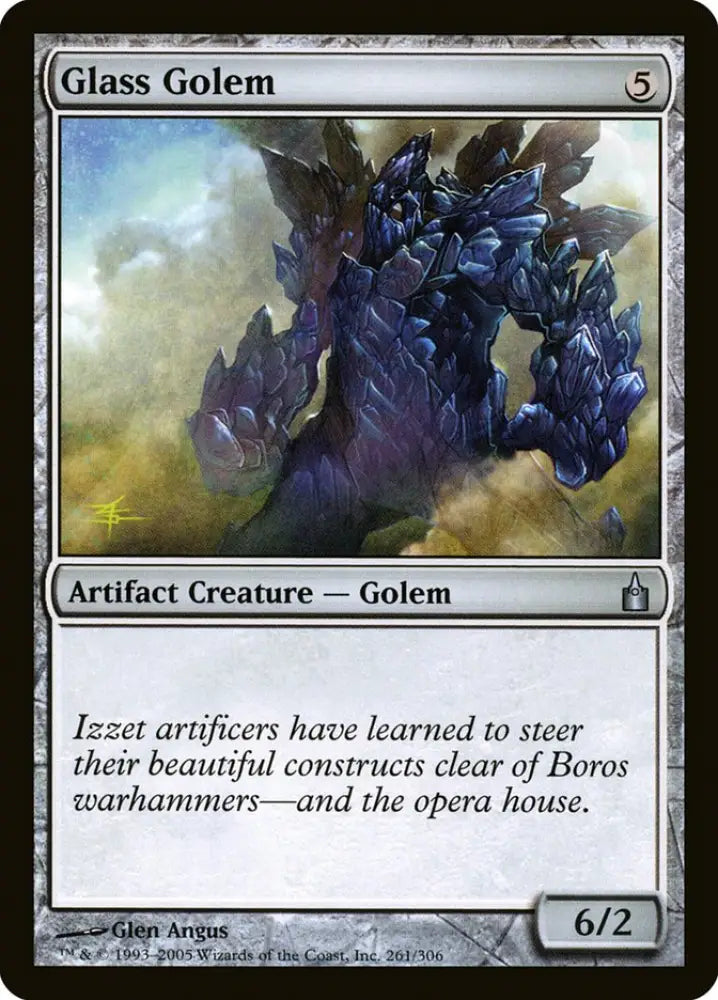Glass Golem [Ravnica: City of Guilds] - MTG Single