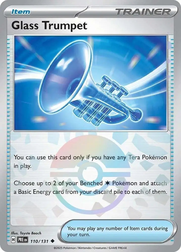 Glass Trumpet (110/131) (Poke Ball Pattern) [Scarlet & Violet: Prismatic Evolutions] - Pokemon Single