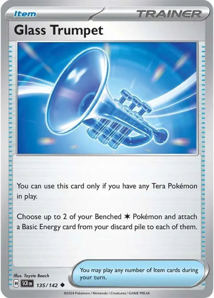 Glass Trumpet (135/142) [Scarlet & Violet: Stellar Crown] - Pokemon Single