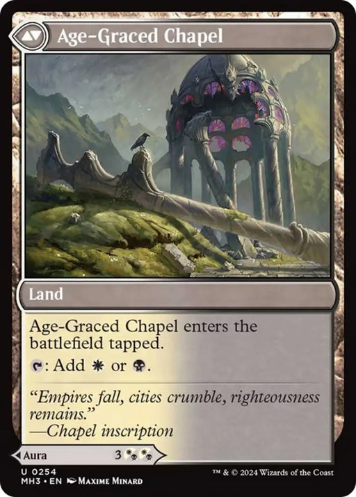 Glasswing Grace // Age-Graced Chapel [Modern Horizons 3] - MTG Single