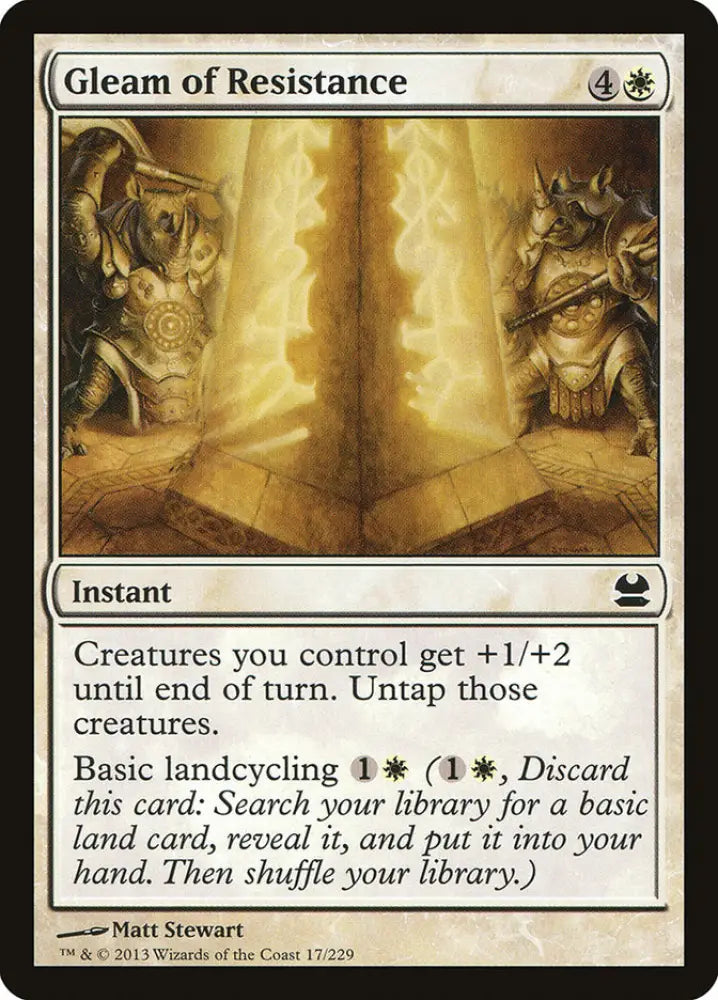 Gleam of Resistance [Modern Masters] - MTG Single