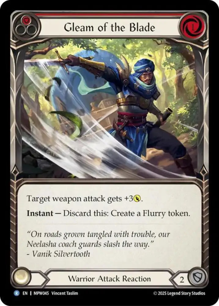 Gleam of the Blade (Red) (MPW045) [Mastery Pack Warrior]