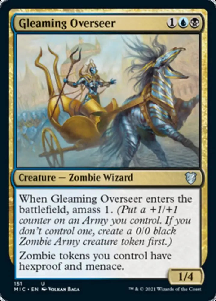 Gleaming Overseer [Innistrad: Midnight Hunt Commander] - MTG Single
