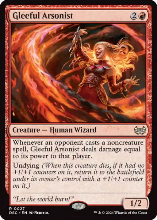 Gleeful Arsonist [Duskmourn: House of Horror Commander] - MTG Single