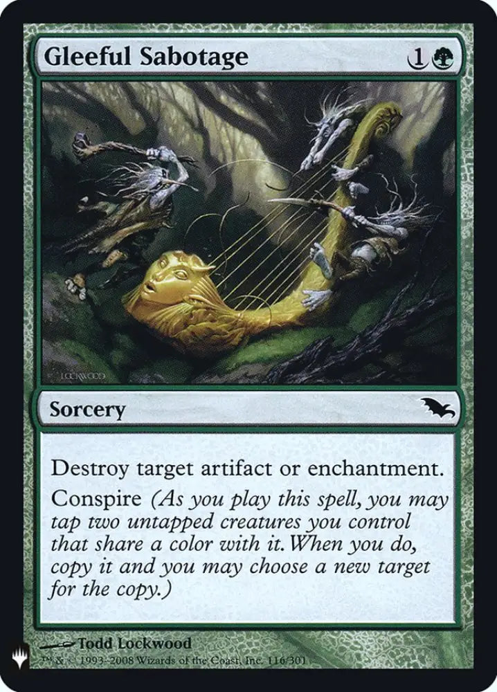 Gleeful Sabotage [Mystery Booster] - MTG Single