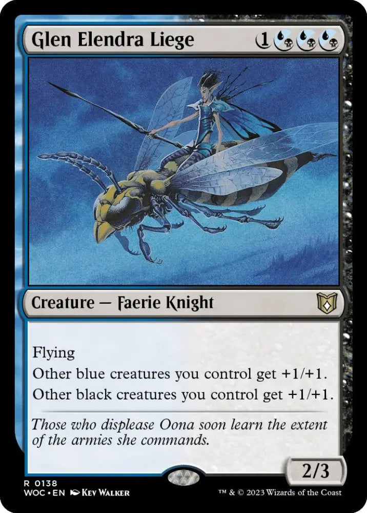 Glen Elendra Liege [Wilds of Eldraine Commander] - MTG Single