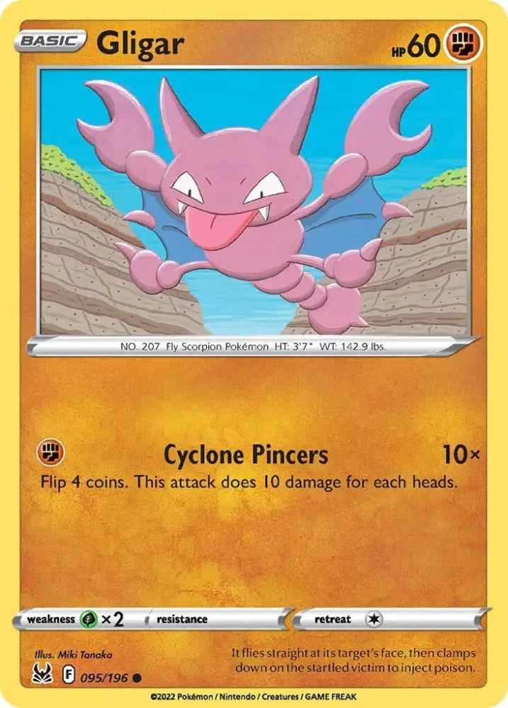 Gligar (095/196) [Sword & Shield: Lost Origin] - Pokemon Single