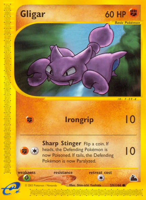 Gligar (59/144) [Skyridge] - Pokemon Single