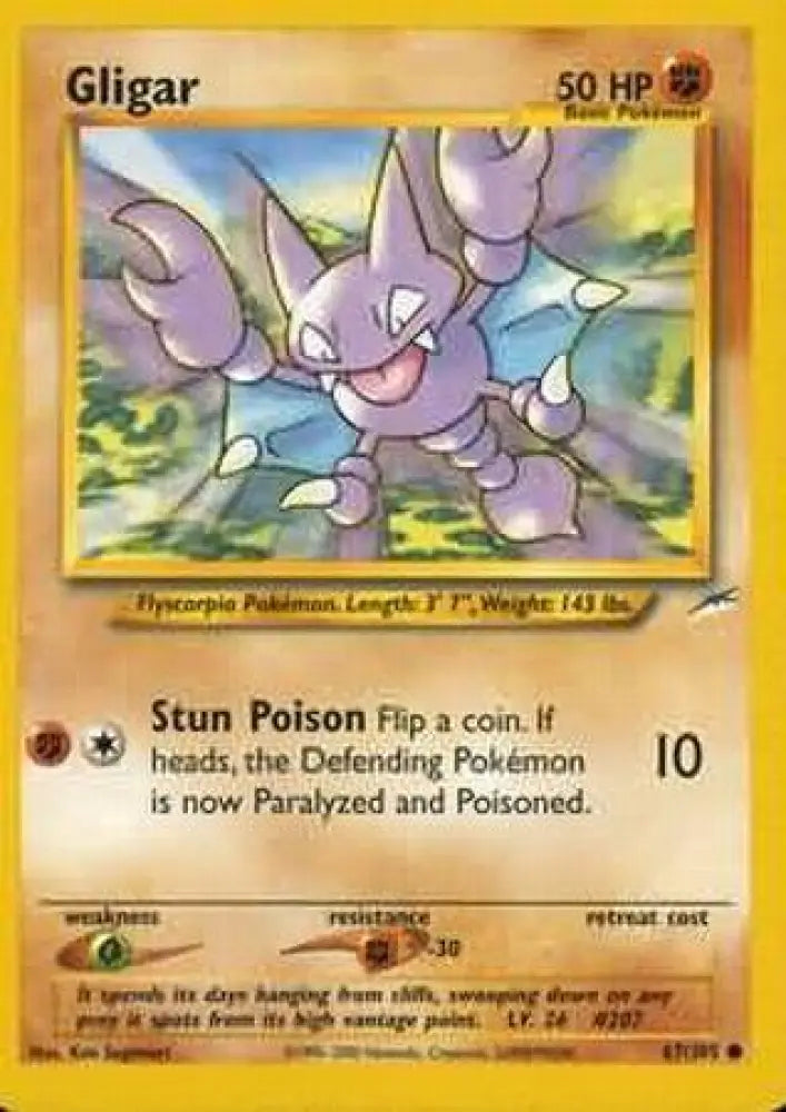 Gligar (67/105) [Neo Destiny Unlimited] - Pokemon Single