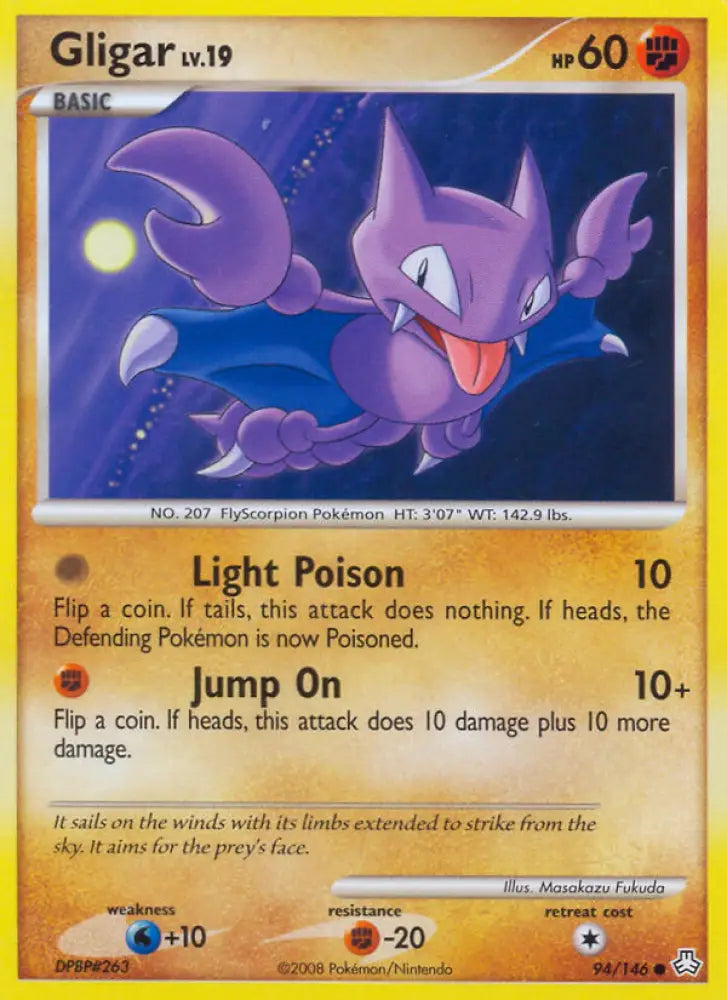 Gligar (94/146) [Diamond & Pearl: Legends Awakened] - Pokemon Single