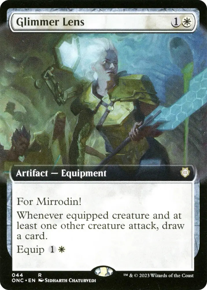 Glimmer Lens (Extended Art) [Phyrexia: All Will Be One Commander] - MTG Single