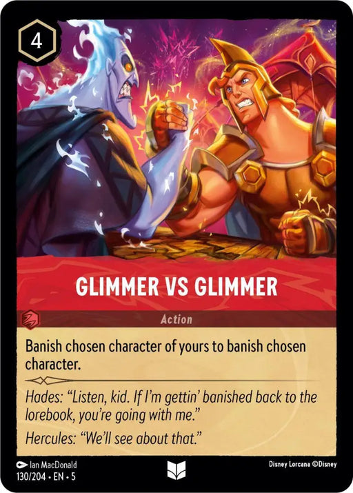Glimmer vs Glimmer (130/204) [Shimmering Skies] - Lorcana Single