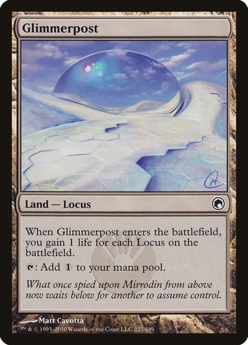 Glimmerpost [Scars of Mirrodin] - MTG Single