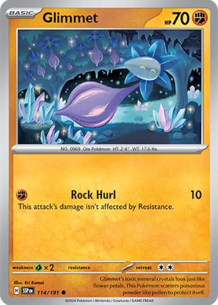 Glimmet (114/191) [Scarlet & Violet: Surging Sparks] - Pokemon Single