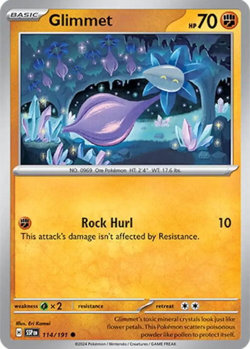 Glimmet (114/191) [Scarlet & Violet: Surging Sparks] - Pokemon Single