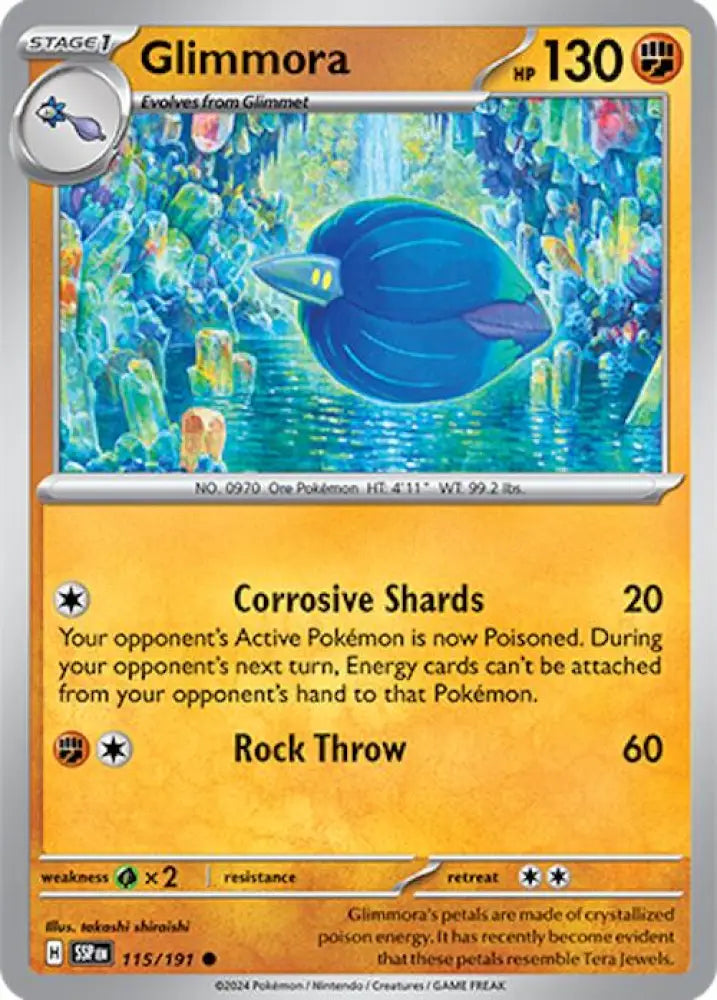 Glimmora (115/191) [Scarlet & Violet: Surging Sparks] - Pokemon Single