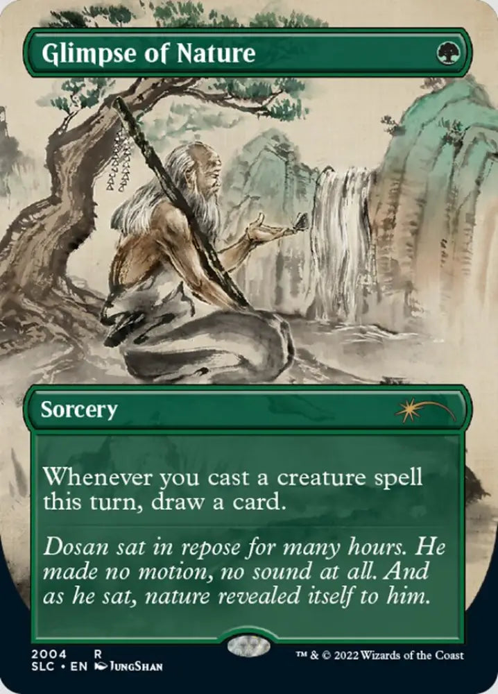 Glimpse of Nature (Borderless) [Secret Lair 30th Anniversary Countdown Kit] - MTG Single