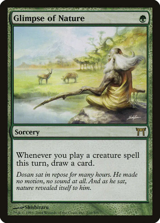Glimpse of Nature [Champions of Kamigawa] - MTG Single
