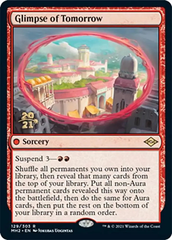 Glimpse of Tomorrow [Modern Horizons 2 Prerelease Promos] - MTG Single