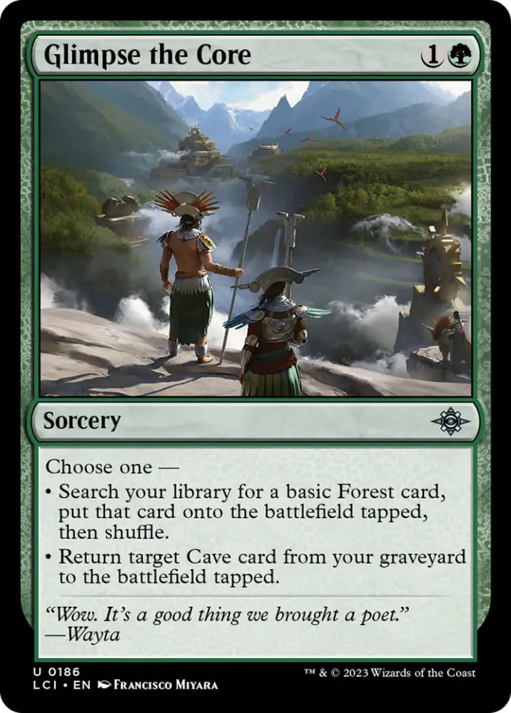 Glimpse the Core [The Lost Caverns of Ixalan] - MTG Single