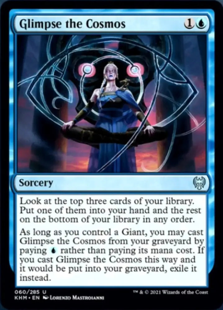Glimpse the Cosmos [Kaldheim] - MTG Single