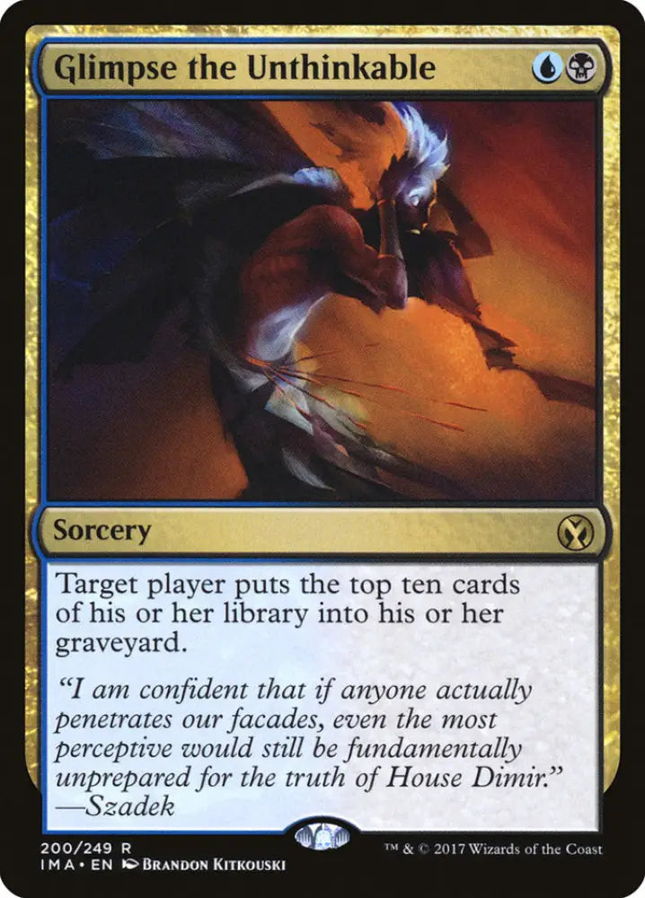 Glimpse the Unthinkable [Iconic Masters] - MTG Single