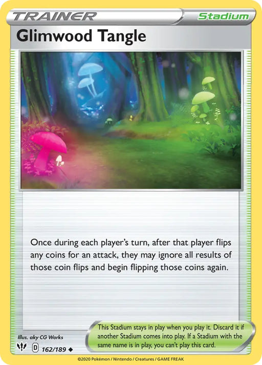 Glimwood Tangle (162/189) [Sword & Shield: Darkness Ablaze] - Pokemon Single