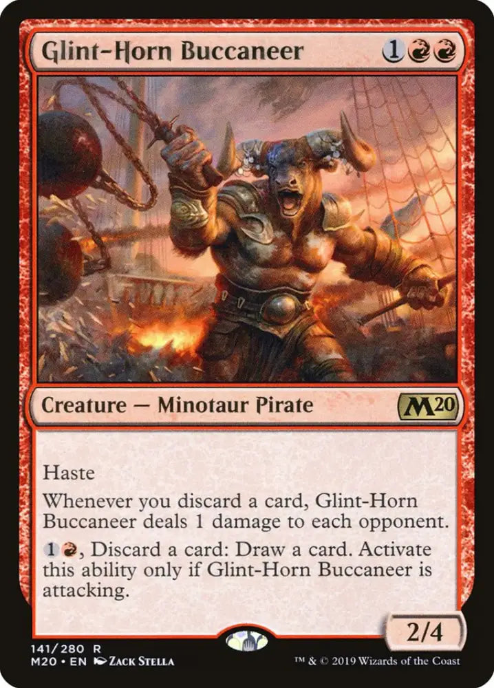 Glint-Horn Buccaneer [Core Set 2020] - MTG Single