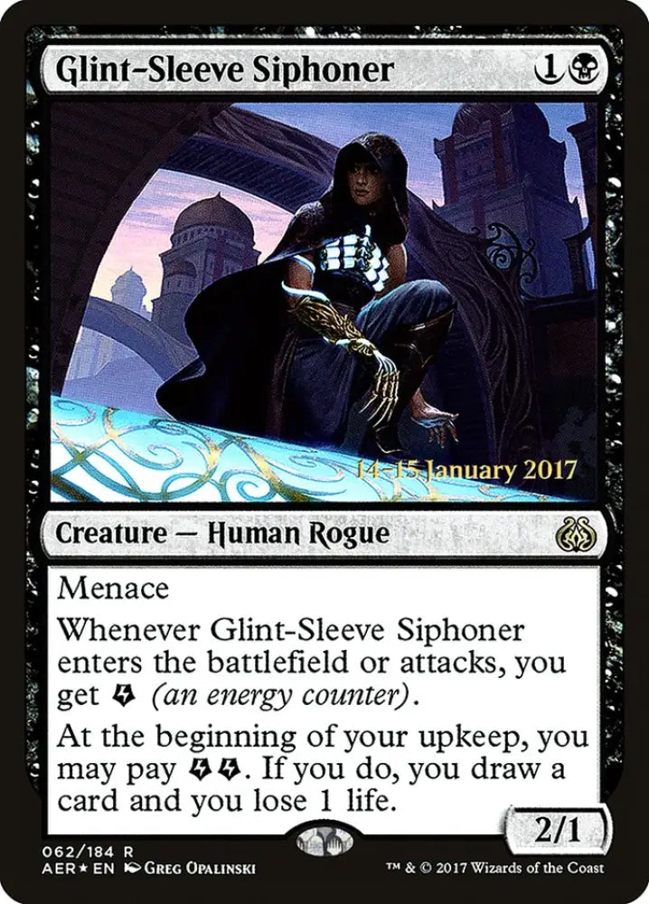 Glint-Sleeve Siphoner [Aether Revolt Prerelease Promos] - MTG Single