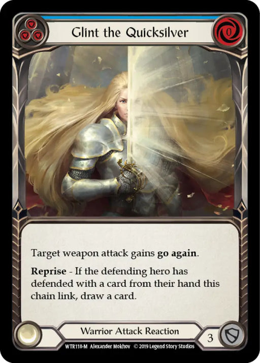 Glint the Quicksilver [Welcome to Rathe 1st Edition] Alpha Print Normal - Flesh And Blood Single