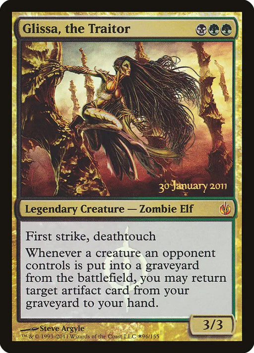 Glissa the Traitor [Mirrodin Besieged Prerelease Promos] - MTG Single