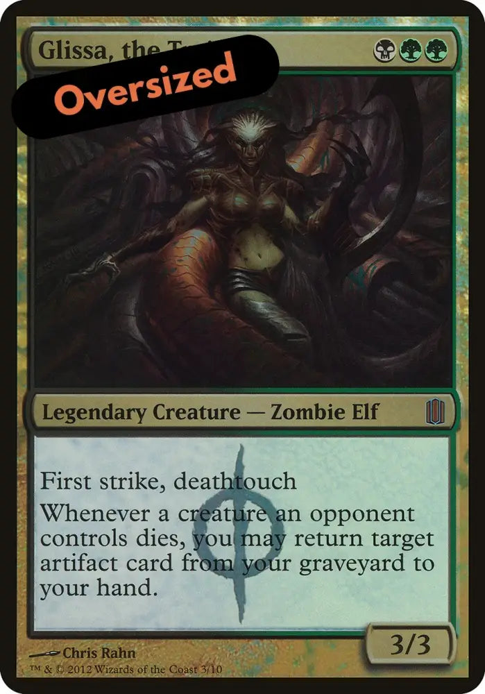 Glissa the Traitor (Oversized) [Commander’s Arsenal Oversized] - MTG Single
