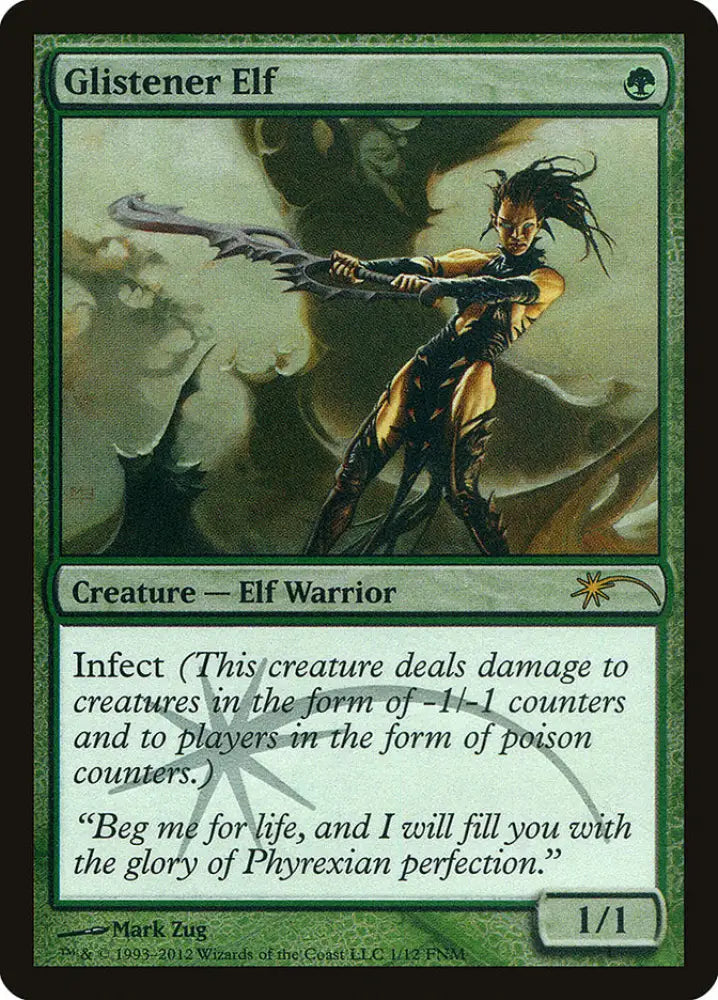 Glistener Elf [Friday Night Magic 2012] - MTG Single