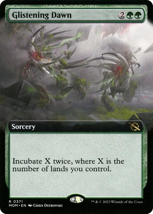 Glistening Dawn (Extended Art) [March of the Machine] - MTG Single