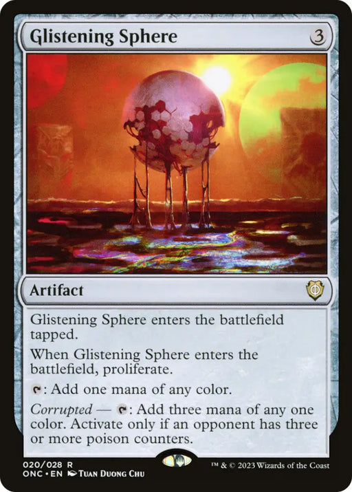 Glistening Sphere [Phyrexia: All Will Be One Commander] - MTG Single