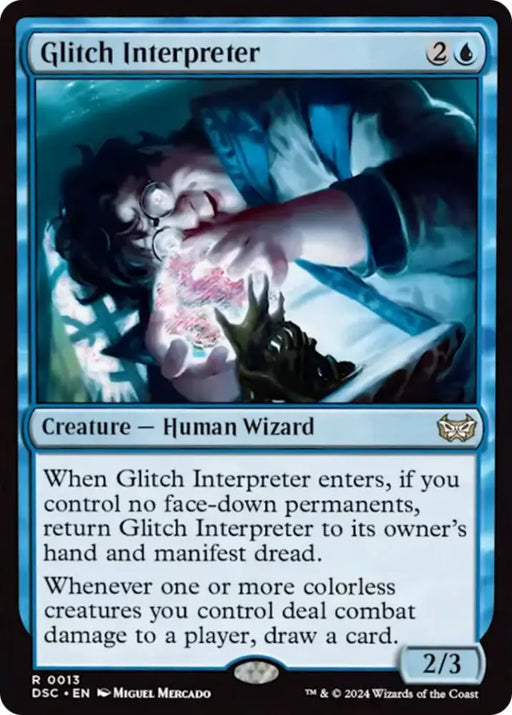 Glitch Interpreter [Duskmourn: House of Horror Commander] - MTG Single