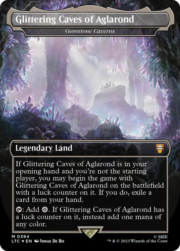 Glittering Caves of Aglarond - Gemstone Caverns (Surge Foil Realms and Relics) [The Lord of the Rings: Tales of