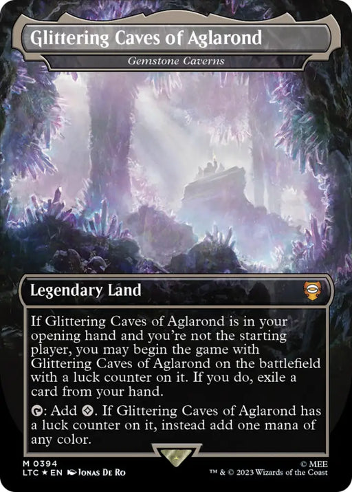 Glittering Caves of Aglarond - Gemstone Caverns (Surge Foil Realms and Relics) [The Lord of the Rings: Tales of