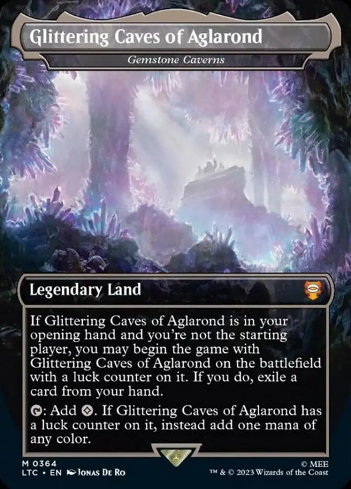 Glittering Caves of Aglarond - Gemstone Caverns [The Lord of the Rings: Tales of Middle-Earth Commander] - MTG Single