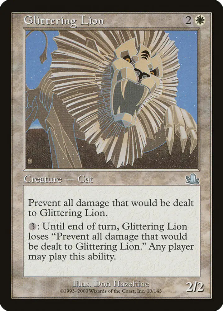 Glittering Lion [Prophecy] - MTG Single