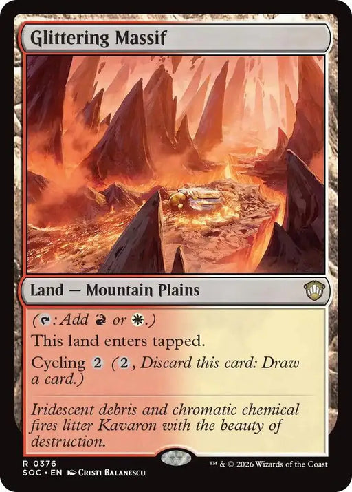 Glittering Massif (376) [Secrets of Strixhaven Commander]